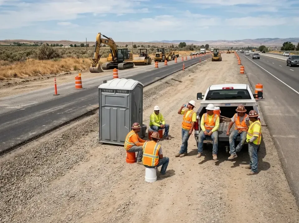 highway-road-construction-crew-007 — frequently asked questions, Porta Potty and Restroom Rentals in Potosi, MO
